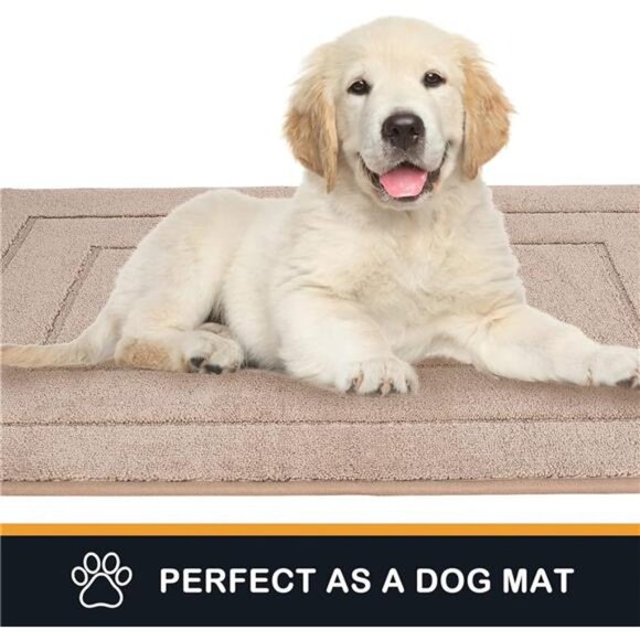 Dirt Trapper Door Mat 20" x 31.5", Non-Slip/Skid Machine Washable Entryway Rug - Picture 4 of 7